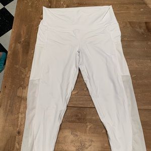 White Aerie Mesh Leggings, gently used